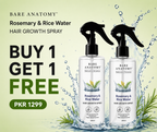 Bundle Rice Water Hair Growth Spray Hair Fall Control & Hair Growth Solution For Men & Women