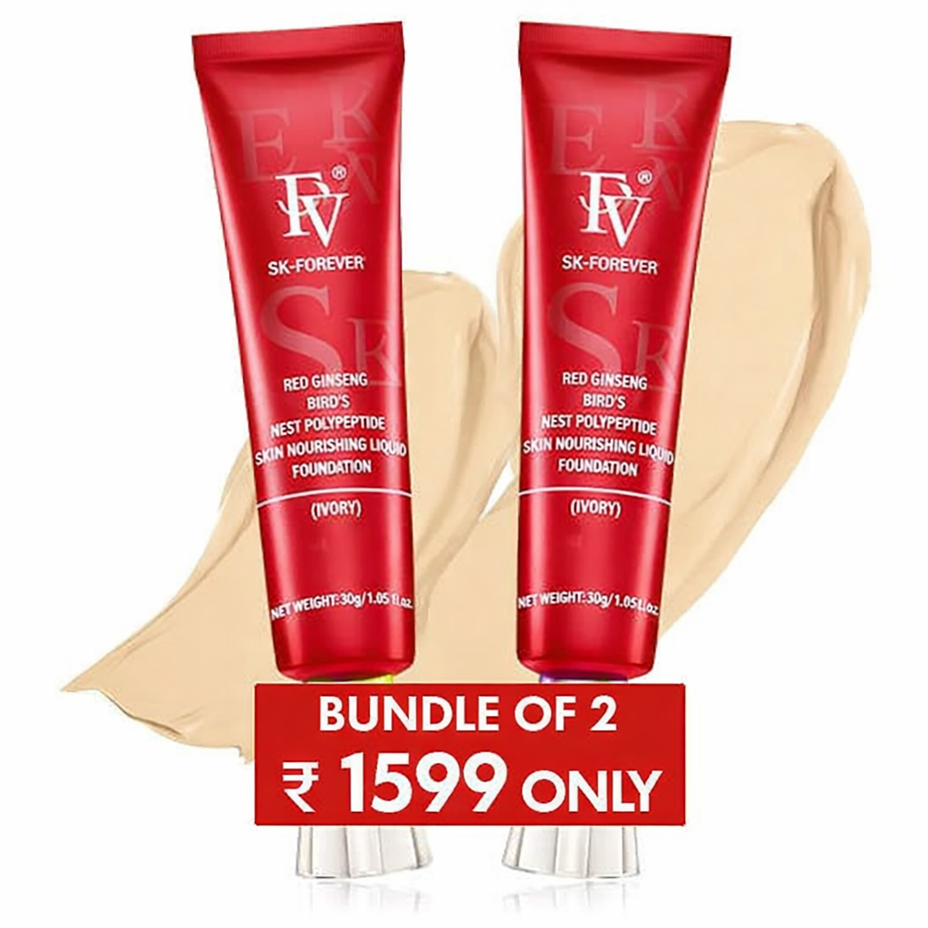 BUNDLE OF 2 FV Waterproof Dewy Foundation with Natural Finish Nourishing 30g