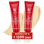 BUNDLE OF 2 FV Waterproof Dewy Foundation with Natural Finish Nourishing 30g