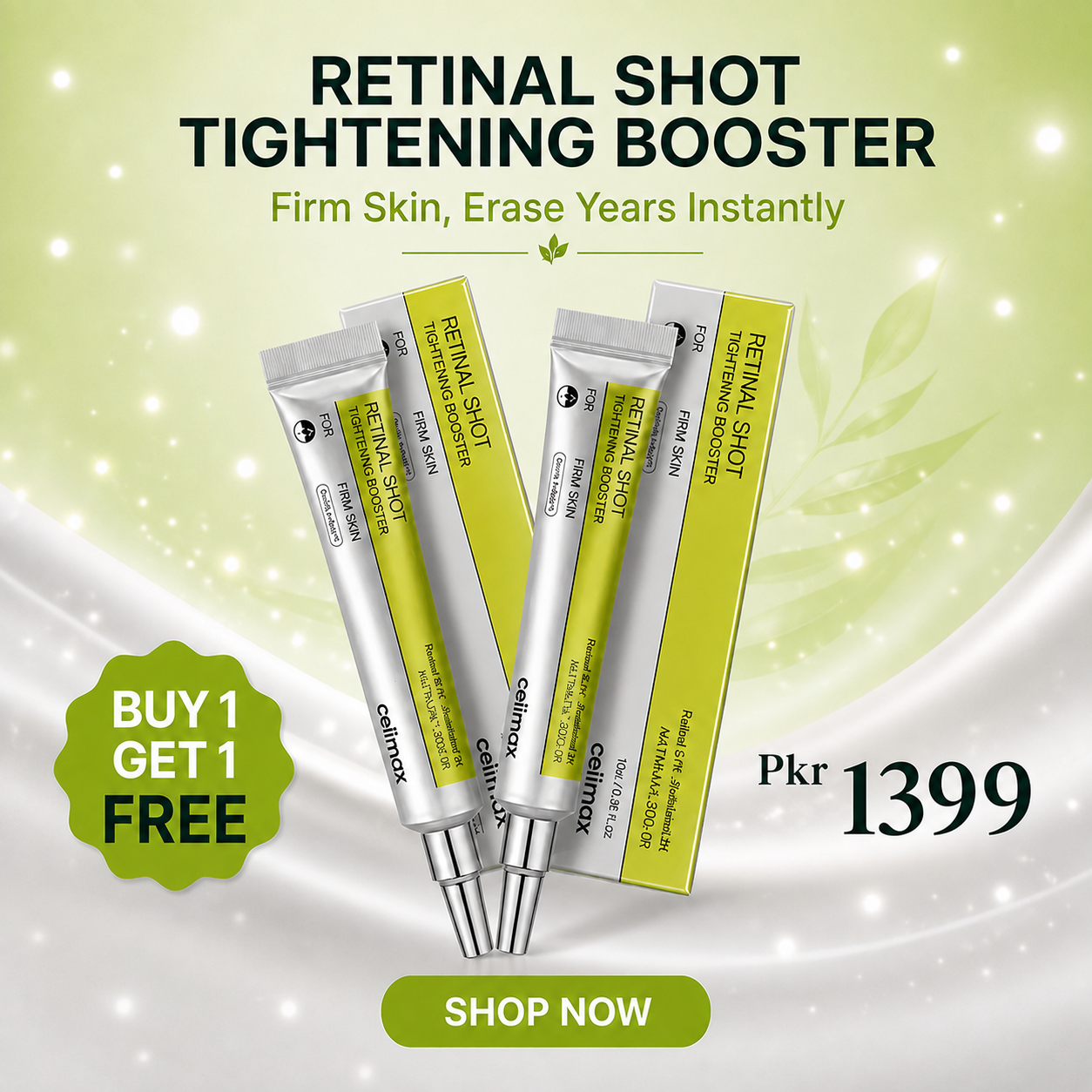 Buy One Get One Free celimax The Vita−A Retinol Shot Tightening tube 30ml