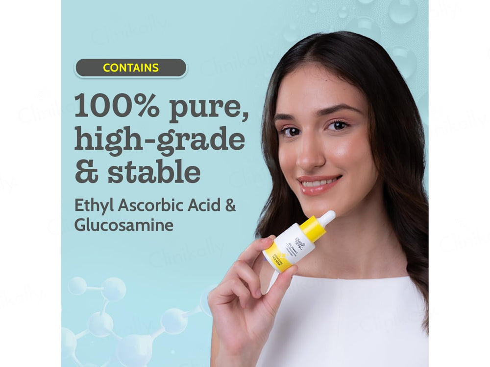 Chemist At Play 10% Vitamin C Brightening Face Serum | 2% Glucosamine + Ceramides | 30ml
