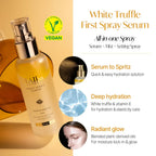 d'Alba First Spray Serum – White Truffle Hydrating Facial Mist for Glowing Skin 100ml