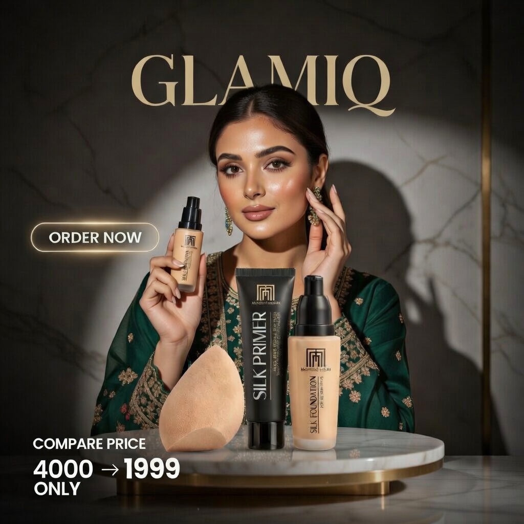 Flawless Base Bundle – Primer, Foundation & Beauty Sponge (Only Rs.1999)