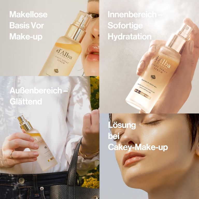 d'Alba First Spray Serum – White Truffle Hydrating Facial Mist for Glowing Skin 100ml