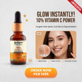 Pilgrim 10% Vitamin C Face Serum Pakistan - Glowing Brighter Skin in 5 Days | Reduces Dark Spots | Men & Women