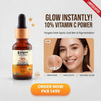 Pilgrim 10% Vitamin C Face Serum Pakistan - Glowing Brighter Skin in 5 Days | Reduces Dark Spots | Men & Women