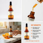 Pilgrim 10% Vitamin C Face Serum Pakistan - Glowing Brighter Skin in 5 Days | Reduces Dark Spots | Men & Women