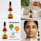Pilgrim 10% Vitamin C Face Serum Pakistan - Glowing Brighter Skin in 5 Days | Reduces Dark Spots | Men & Women
