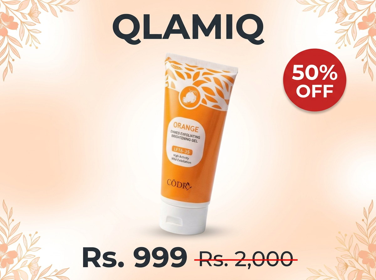 GLAMIQ - CODRA Orange Enzymes Exfoliating Brightening Gel LF16-35 | Natural Face Scrub |
