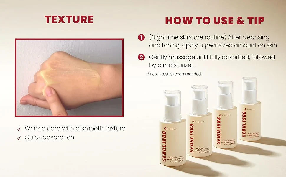 KSecret - Seoul 1988 Serum: Retinal Liposome 2% + Black Ginseng