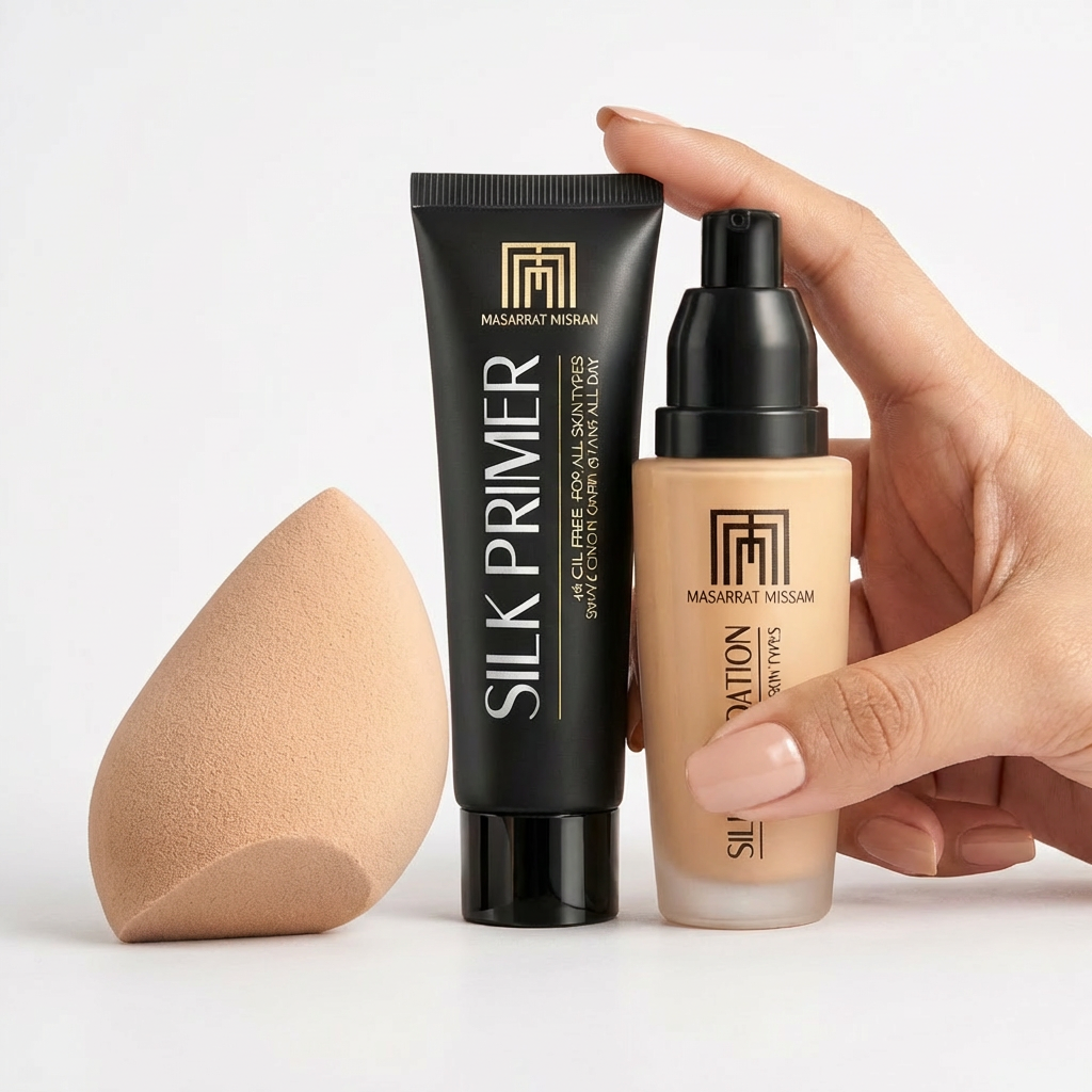 Flawless Base Bundle – Primer, Foundation & Beauty Sponge (Only Rs.1999)